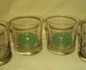 Six Vintage The Big E Erie County Savings Bank 125th Year Commemorative Glasses - Picture 1 of 9