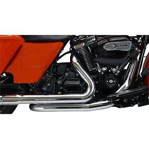Khrome Werks 200420 Chrome Aggressor X-Over Headpipe Harley FL Touring 17-Up M8