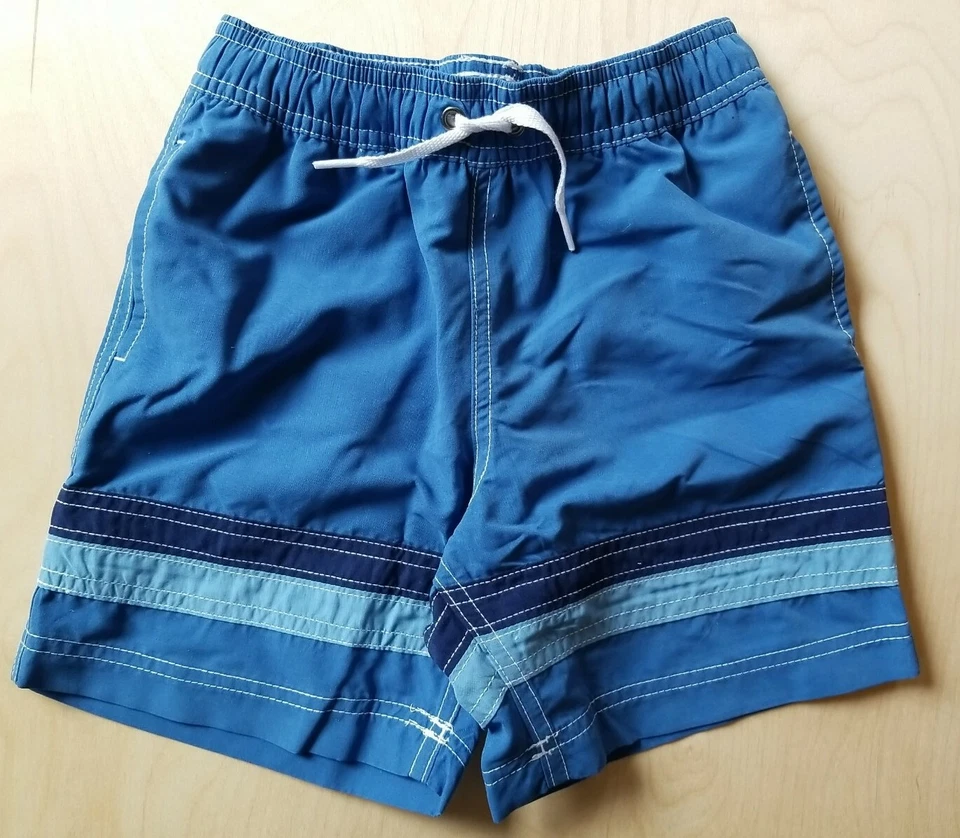 NUEVO CON ETIQUETAS Hanna Andersson PANTALONES CORTOS DE NATACIÓN BLOQUEADOR SOLAR AZUL 110 5 AGOTADOS $48 Foto 1 de 4