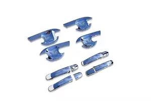 Door Handle Chrome Trims To Fit Ford Ranger 2016 - 2023 Steel Styling Cover Set - Picture 1 of 6