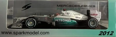 SPARK 1/43 S1009 Mercedes AMG F1 W03 #7 Brazilian GP 2012 Michael Schumacher - Photo 1/4