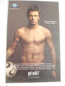 2006 Color Ad David Beckham Got Milk? - Picture 1 of 1