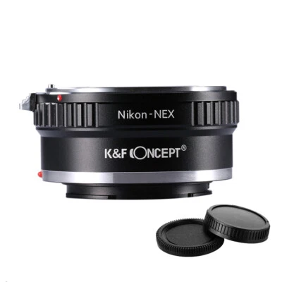 K&F Concept Adapter for Nikon AI AIS F Lens to Sony E Mount Camera a7R2 A73 A7R4 - Image 1 of 4