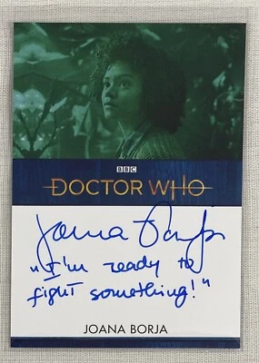Doctor Who Serie 11 y 12 2022 Inscripción Autógrafo Joana Borja Gabriela Cámara Foto 1 de 2