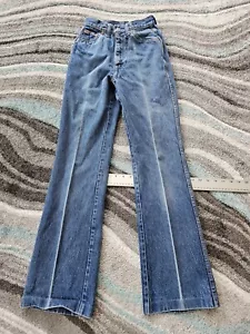 Vintage Levi’s Big E Womens Jeans 70s 80s Size 0 20 X 29 Blue High Rise - Picture 1 of 11