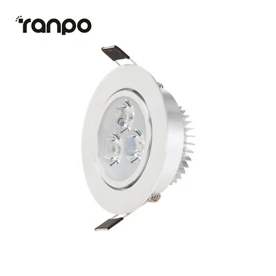 Dimmable LED Recessed Ceiling Downlight 30W Incandescent Equivalent White Bulbs - Image 1 of 4