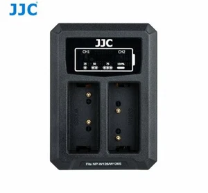 JJC DCH-NPW126 USB Dual Battery Charger for Fujifilm NP-W126/NP-W126S B-NPW126 - Picture 1 of 8
