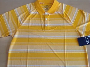 Oakley Hydrolix golf men's bright orange polo shirt, size M, NWT! - Picture 1 of 7