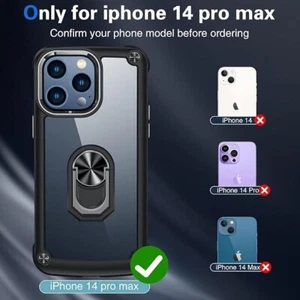 Funda para iPhone 14 Pro Max Funda, 4 en 1 Resistente Funda Protectora 360 Giratoria - Imagen 1 de 6
