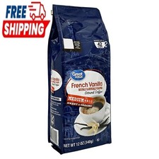 Great Value French Vanilla Medium Roast Ground Coffee 12 Oz