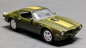 1971 PONTIAC FIREBIRD 1/64 SCALE Johnny Lighting LIMITED EDITION MUSCLE GREEN  - Picture 1 of 5