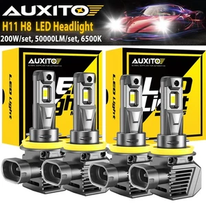 Kit de conversión de faros LED 100W H11 blancos de haz bajo súper brillante 900000LM - Imagen 1 de 12