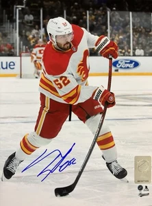 Mackenzie WEEGAR Signed 8x10 Photo! CALGARY FLAMES ALL STAR D MAN W/COA - Picture 1 of 2