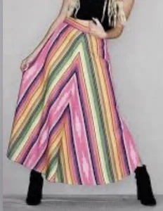 Silverado The Chelsea Skirt Rosarita A-Line Aztec Large - Picture 1 of 16