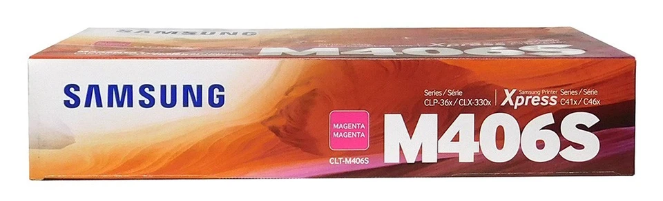 Samsung CLT-M406S Magenta 碳粉 卡式胶筒 6000页数 品红 墨粉&激光打印机碳粉 — 第 1/1 张图片