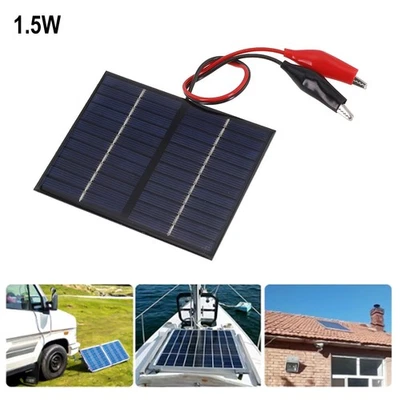 1.5W 12V Solar Panel Fast Charging Capabilities Mini Small Solar Panel - Bild 1 von 4