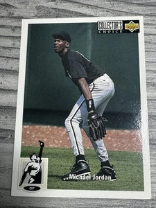 1994-95 Upper Deck Collector's Choice Basketball Baseball Michael Jordan Card 23 - Bild 1 von 2