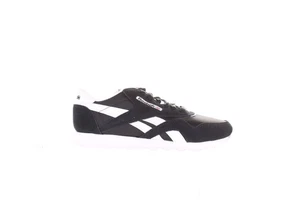Reebok Womens Classic Nylon Black Running Shoes Size 7.5 (7802808) - Picture 1 of 4