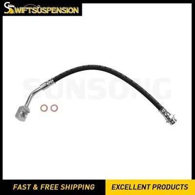 Mangueira hidráulica de freio dianteiro esquerdo Sunsong para 2005 2006 2007 Chevrolet Uplander - Imagem 1 de 4