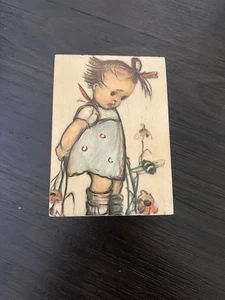 Vintage Hummel Schmuckkästchen mit Spieluhr aus Holz - Bild 1 von 7