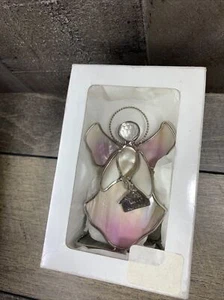 Stunning Pink Easter Angel Made With Real Shell candel holder Must Have - Picture 1 of 9