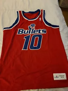 Washington Bullets Manute Bol Authentic Jersey 52 USA 2xl xxl rare defunct - Picture 1 of 5