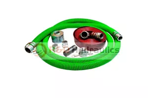 EPDM Rubber Suction Hose | 1-1/2" x 20 FT | Fits Honda | 100 FT Red Discharge - Picture 1 of 7