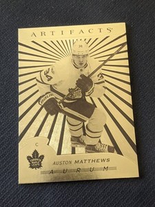 2017-18 UPPER DECK UD ARTIFACTS AUSTON MATTHEWS A-26 GOLD AURUM