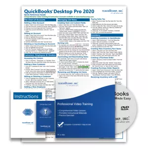 Curso tutorial de formación Quickbooks Pro 2020 de lujo con guía de referencia rápida - Imagen 1 de 5
