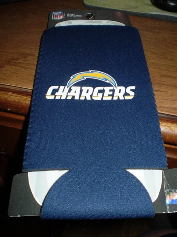 Chargers  24 ounce  KOOZIE  HOLDER Holds Big Cans or Soda Bottle Cover
