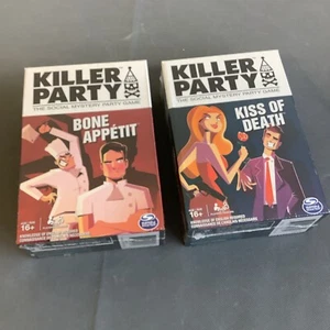 2x Killer Party Games Bone Appetit & Kiss of Death (Brand New & Sealed) - Picture 1 of 3