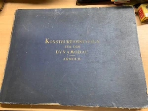 RARE 1902 "KONSTRUKTIONSTAFELN FÜR DEN DYNAMOBAU" HEAVY 3.7kg BOOK (P15) - Imagen 1 de 14