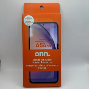 onn. Samsung Galaxy A54 5G  Tempered Glass Screen Protector NIB - Imagen 1 de 2