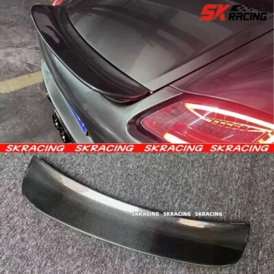 Alerón trasero de fibra de carbono estilo pato para 987 Porsche Cayman S 2006-12 Foto 1 de 4