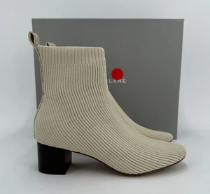 Botín Everlane The Glove Boot en Hueso talla 7 para mujer tejido acanalado elástico - Imagen 1 de 6