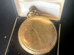 1894 ELGIN Pocket Watch 6s Keystone Case JAS. BOSS 14k Gold fill - Picture 1 of 8