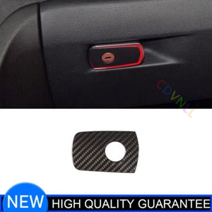 For BMW M3 M4 F80 F82 15-20 Dry Carbon Fiber Passenger Storage Box Handle Cover - Picture 1 of 9