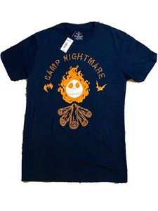 Camiseta Jack Skellington Camp Pesadilla Azul Disney Niños Talla XL Manga Corta - Imagen 1 de 7
