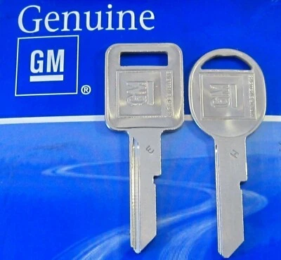 Genuine GM KEY SET OEM 1969 1973 1977 1981 E/H Chevy Pontiac Cadillac Olds Buick - Image 1 of 3