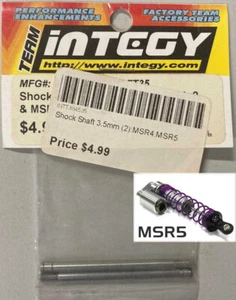 Team INTEGY T384535 Shock Shafts 3.5mm FOR MSR5 MSR4 - Picture 1 of 2