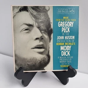 Moby Dick Melville 45 RPM Soundtrack Vinyl Record Gregory Peck RCA (EPB-1247) - Picture 1 of 9