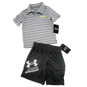 New size 4 Under Armour bundle shorts and polo - Picture 1 of 5