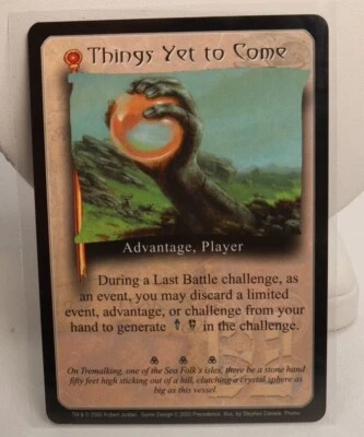 Wheel of Time CCG Things Yet To Come Promo  Foto 1 de 2