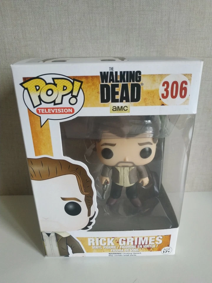 Funko Pop Rick Grimes The Walking dead # 306 Rare  - VER FOTOS - Imagen 1 de 4