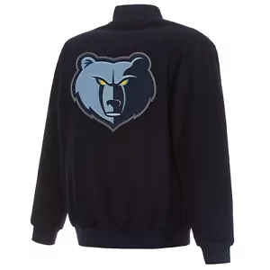 NBA Memphis Grizzlies JH Design Wollwendejacke mit Patches Logo - Bild 1 von 6
