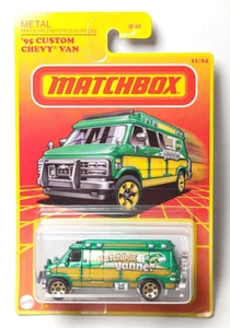 Matchbox Retro Target '95 Custom Chevy Van verde - Imagen 1 de 1