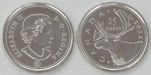 Canada/Canada 25 Cents Currency Coin 2022 Karibu Km#493 uncirculated - Picture 1 of 1