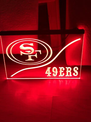 SAN FRANCISCO 49ers LED NEON LIGHT SIGN 8x12