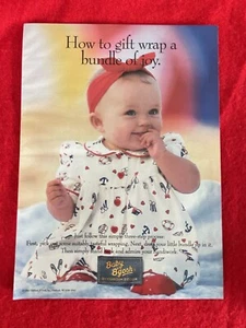 Vintage 1994 Baby B’Gosh Osh Kosh B’Gosh Druckanzeige Babykleidung Anzeige - Bild 1 von 7