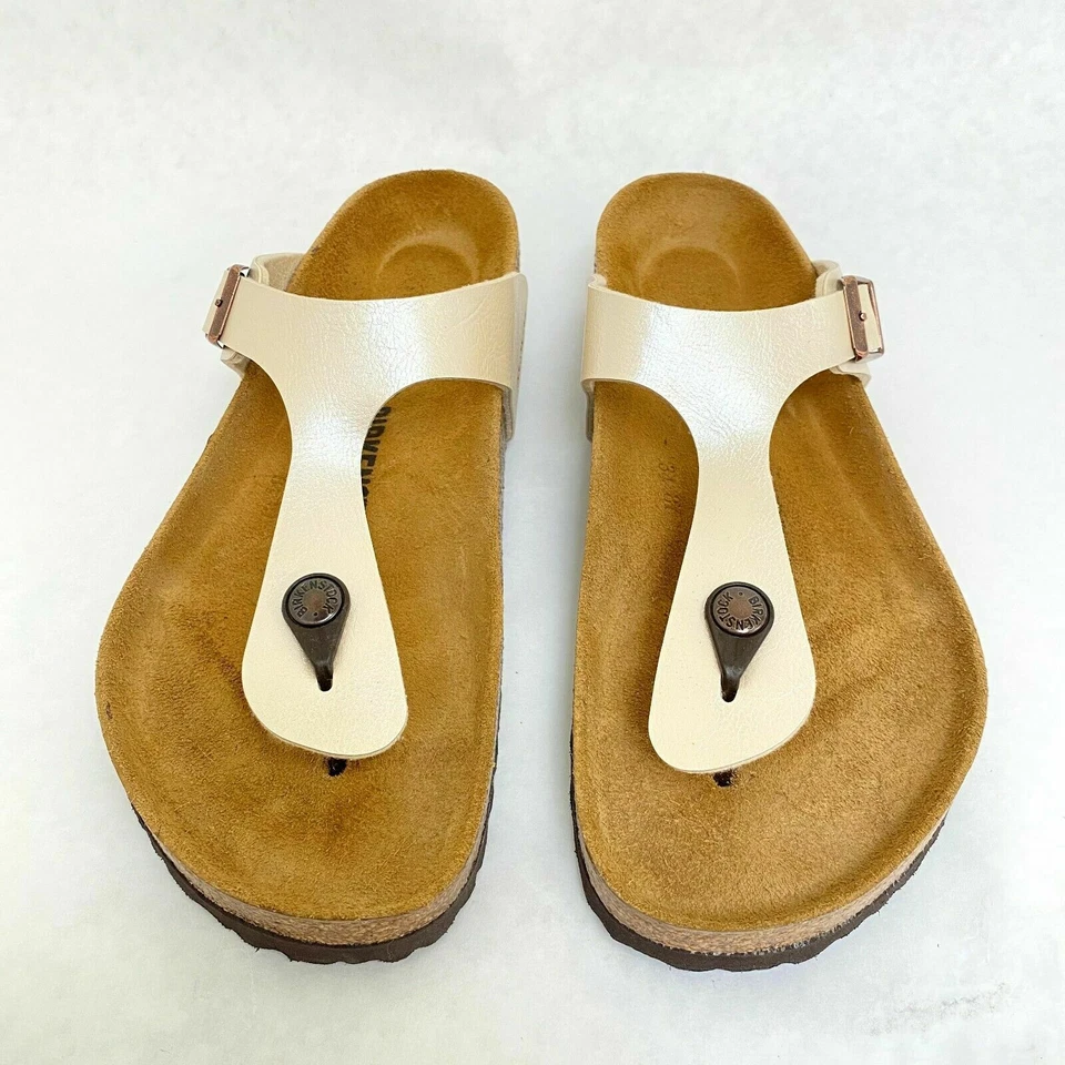 BIRKENSTOCK GIZEH Black ALL SIZES Arizona Black or White Birkenstock 38 ui GIZEH White Antique Lace L9 M7 EU40